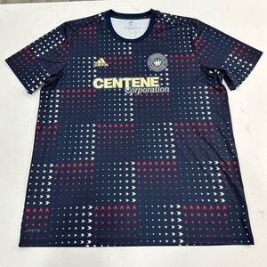 adidas Charlotte FC “Independence Day” warm up soccer jersey
